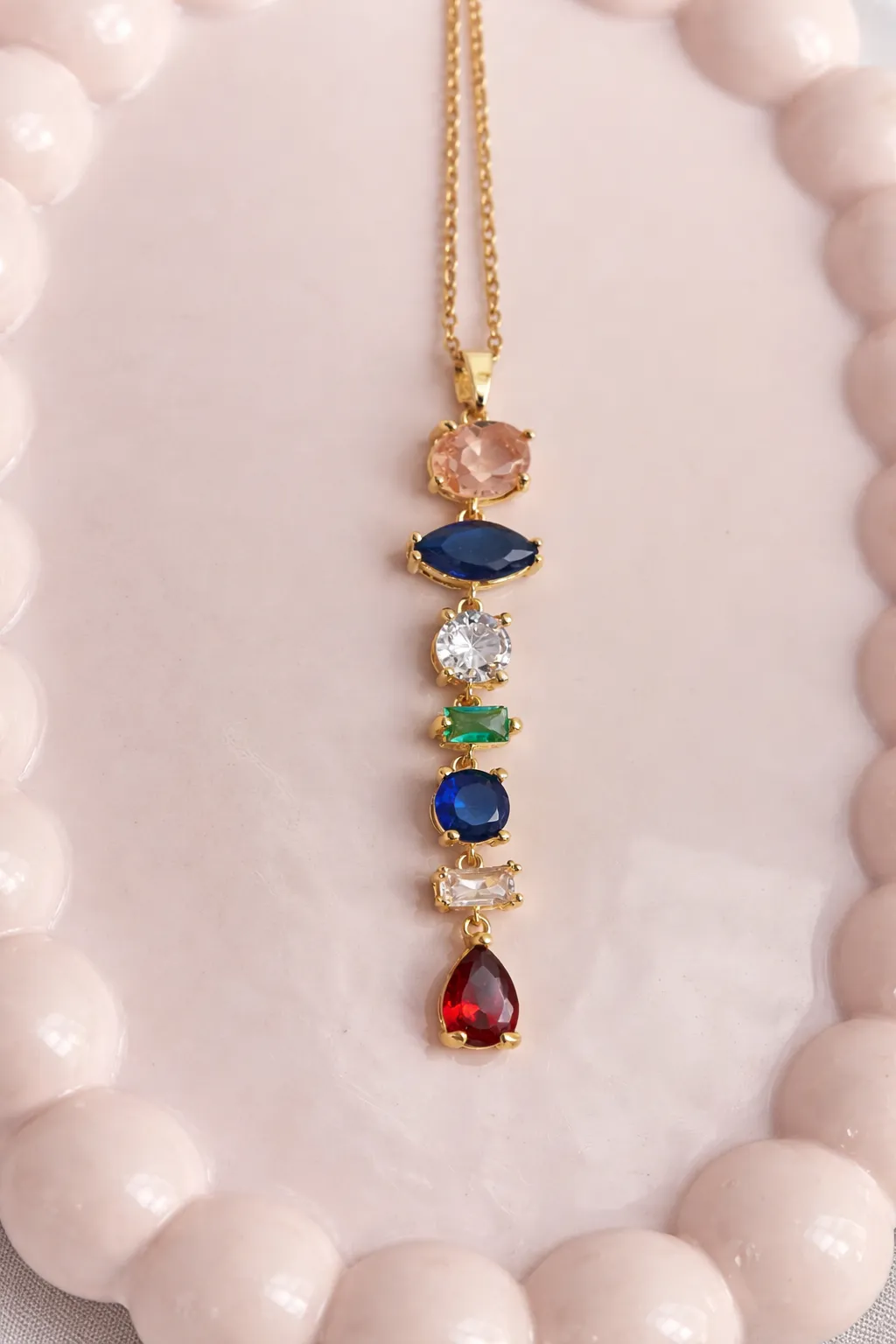Cascading Gems Necklace