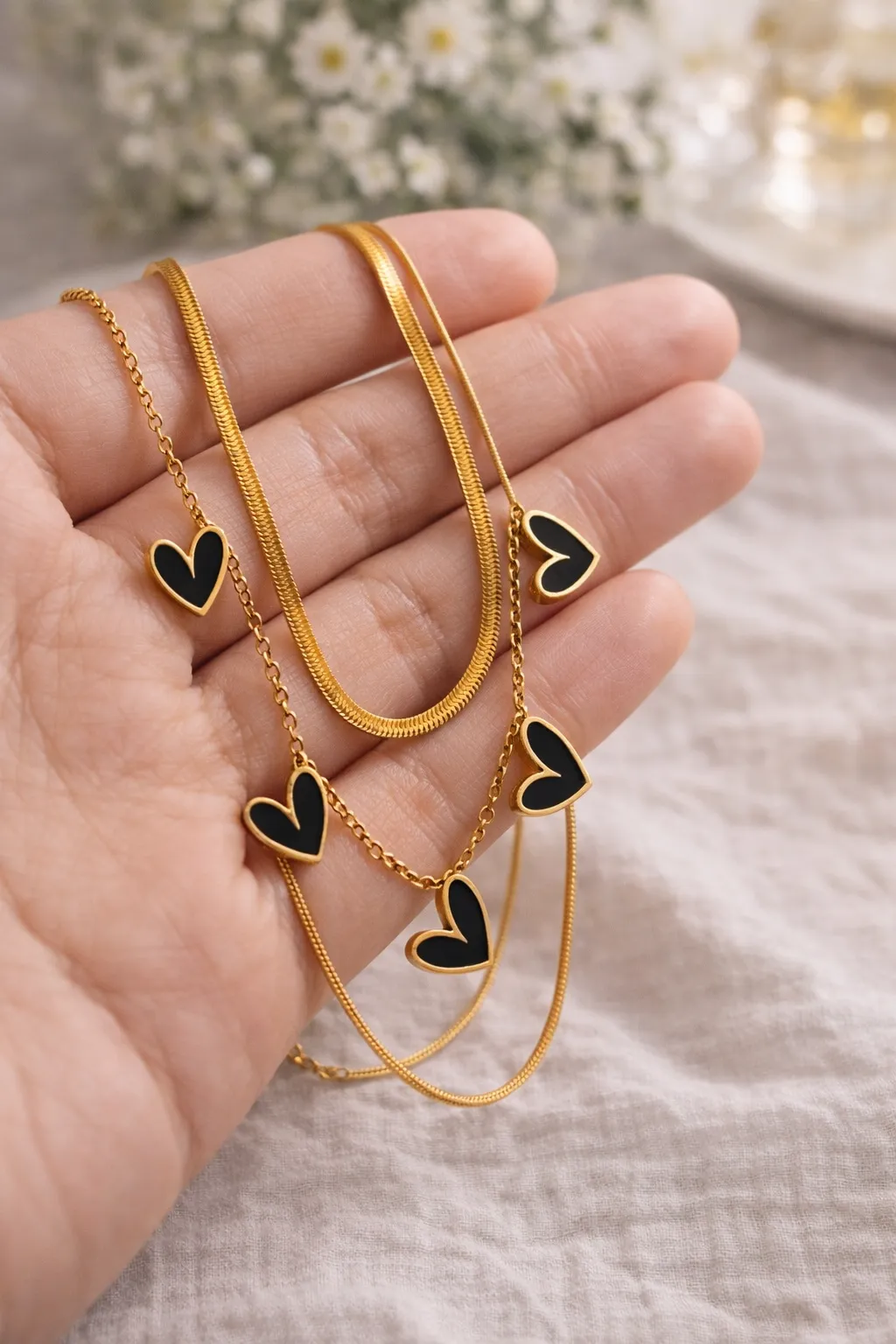 Sunflower pendant necklace