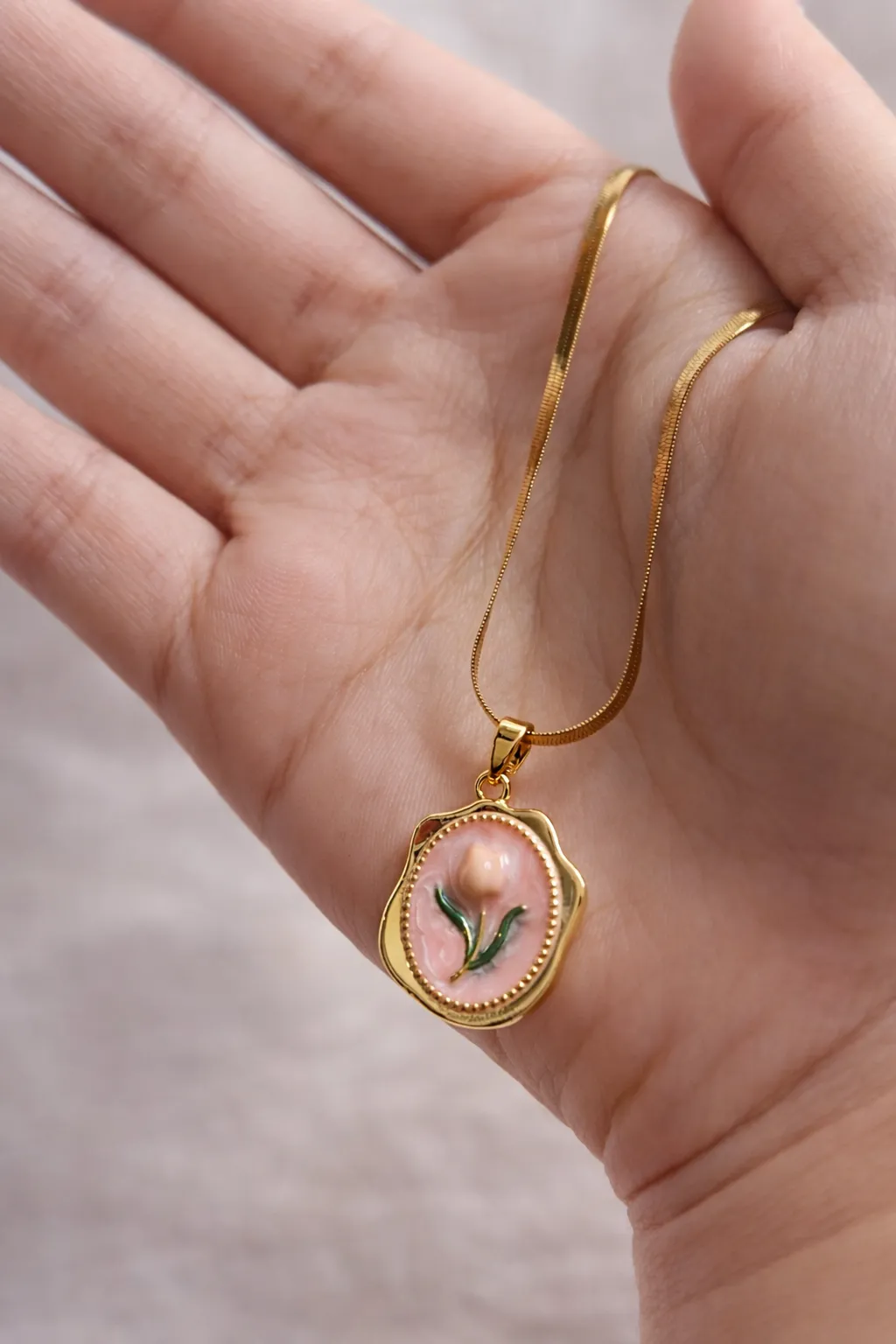 Sunflower Pendant Necklace